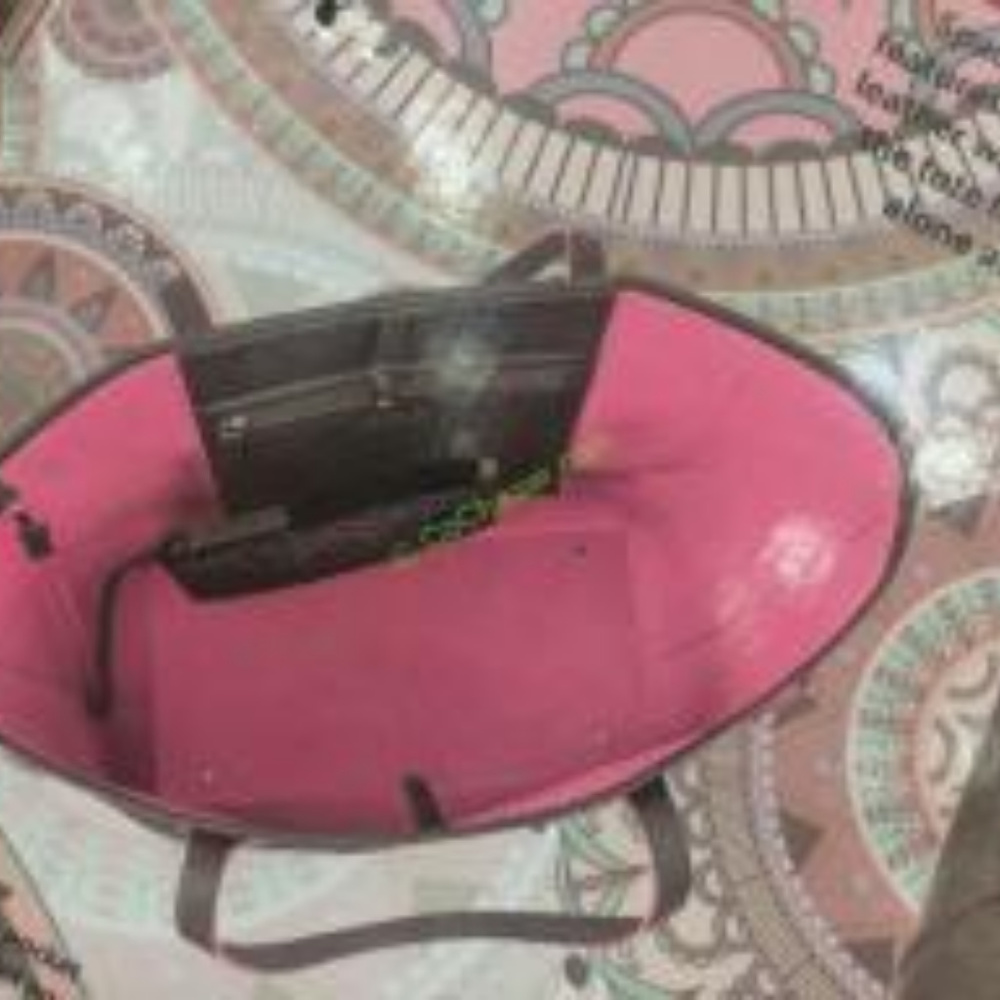 Lodis Bliss Leather Shoulder Tote Bag 2 Piece - Picture 2 of 8